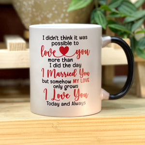 Couple Anniversary Magic Mug - Magic Mug - GoDuckee
