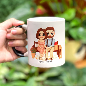Couple Anniversary Magic Mug - Magic Mug - GoDuckee