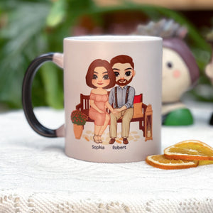 Couple Anniversary Magic Mug - Magic Mug - GoDuckee