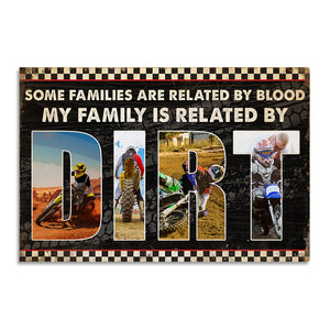 Motocross Family - Custom Photo Poster - Related By Dirt - Poster & Canvas - GoDuckee