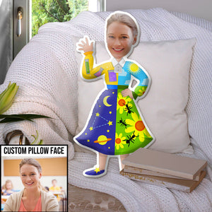 Teacher Miss Frizzle Custom Shape Pillow Gift For Teacher - Pillow - GoDuckee