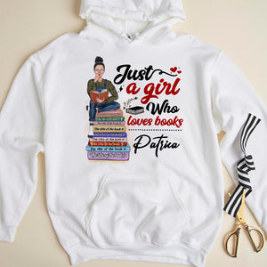 Book Lover Just A Girl Who Loves Books - Personalized Shirt - Shirts - GoDuckee