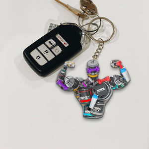 Bodybuilding Bodybuider Personalized Flat Car Ornament And Keychain - Ornament - GoDuckee
