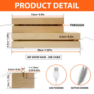 To Me You Are The World, Personalized Led Light For Mom With Image Upload - Led Night Light - GoDuckee