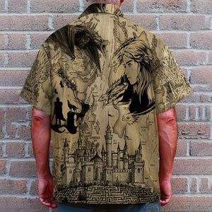 G.O.T Map Hawaiian Shirt and Shorts - G.O.T Map Pattern - Hawaiian Shirts - GoDuckee