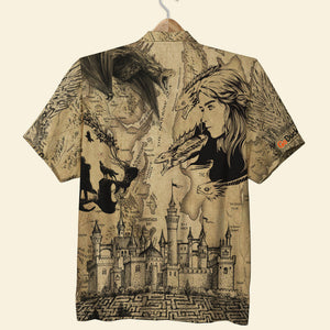 G.O.T Map Hawaiian Shirt and Shorts - G.O.T Map Pattern - Hawaiian Shirts - GoDuckee