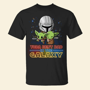 Best Dad In The Galaxy - Personalized Shirts - Shirts - GoDuckee