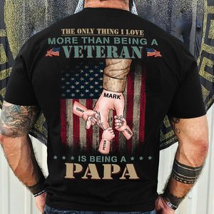 The Only Thing I Love More Than Being A Veteran, Personalized Shirts, Gifts for Dads - Shirts - GoDuckee