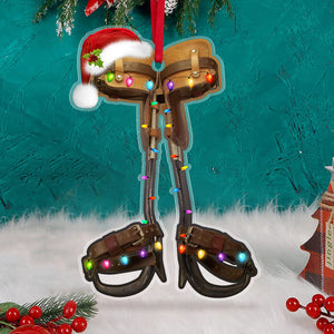 Lineman Equipment Christmas Acrylic Custom Shape Ornament - Ornament - GoDuckee