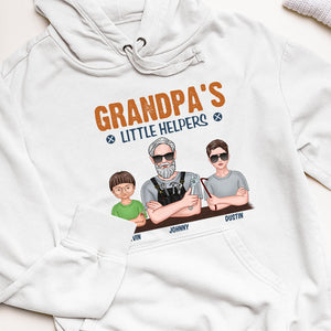 Grandpa's Little Helpers - Personalized Shirts - Gift For Dad/Grandpa/Uncle - Shirts - GoDuckee