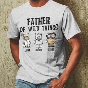 Father of Wild Things, Personalized Shirts, Funny Father's Day Gifts for Dads - Shirts - GoDuckee