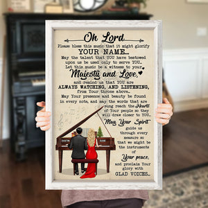 Personalized Piano Lady Poster - Majesty and Love - Poster & Canvas - GoDuckee