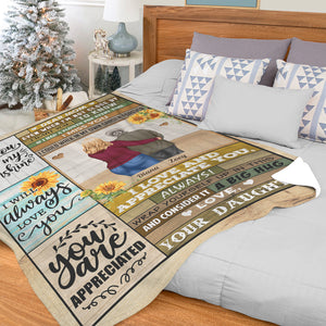 Dear Mom You Are My Sunshine I Love And Appreciate You, Family Blanket Gift - Blanket - GoDuckee