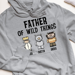 Father of Wild Things, Personalized Shirts, Funny Father's Day Gifts for Dads - Shirts - GoDuckee