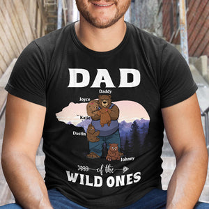 Dad Of The Wild Ones Personalized Shirts, Gift For Dad - Shirts - GoDuckee