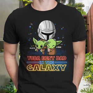 Best Dad In The Galaxy - Personalized Shirts - Shirts - GoDuckee