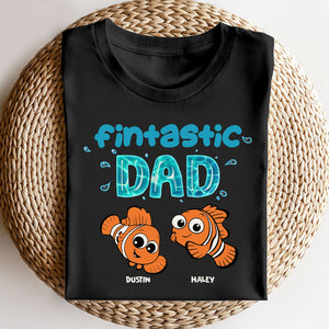 Dad Fintastic Dad, Personalized Shirts, Father's Days Gifts for Dad, Grandpa - Shirts - GoDuckee