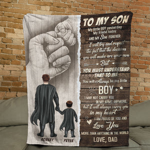 To My Son/Daughter - Personalized Blanket - Blanket - GoDuckee