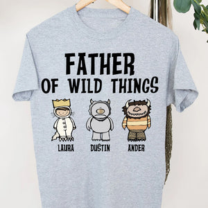 Father of Wild Things, Personalized Shirts, Funny Father's Day Gifts for Dads - Shirts - GoDuckee