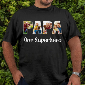 Custom Photo Collage Personalized Father's Day Shirt Gift For Dad, Grandpa - Shirts - GoDuckee