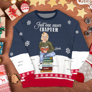 Just One More Chapter Girl Book Lover Hoodie Sweatshirt - AOP Products - GoDuckee
