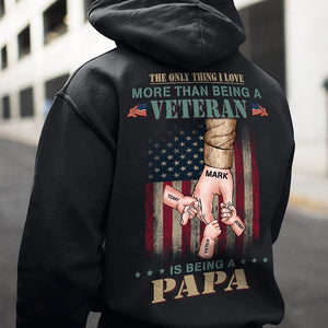 The Only Thing I Love More Than Being A Veteran, Personalized Shirts, Gifts for Dads - Shirts - GoDuckee