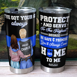 You'll Always Come Home To Me, Couple Husband And Wife Personalized Tumbler - Tumbler Cup - GoDuckee