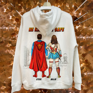 She Keeps me Wild & He Keeps Me Safe, Couple Hoodie - Shirts - GoDuckee