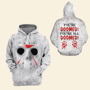 Horror Halloween Night Coming For You, Halloween Shirt With Kid Size, Gift for Kids - AOP Products - GoDuckee