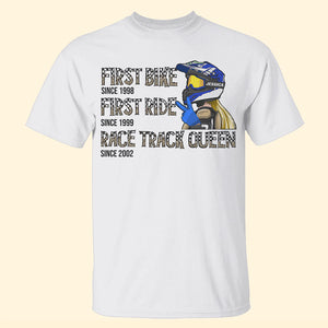 Motocross Race Track Queen - Personalized Shirts - Shirts - GoDuckee