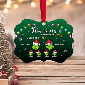Family This Is Us - Personalized Ornament - Gift for Family - Ornament - GoDuckee