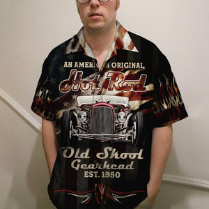 Hot Rod An American original hot rod Old skool gearhead Custom Hawaiian Shirt, Aloha Shirt - Hawaiian Shirts - GoDuckee