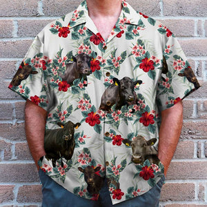 Animals Personalized Hawaiian Shirt, Gift For Farmer - Hawaiian Shirts - GoDuckee