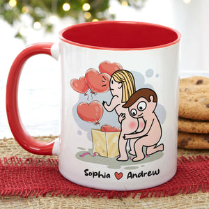 You Are The Most Amazing Partner Personalized Mug, Funny Couple Gift - Coffee Mug - GoDuckee