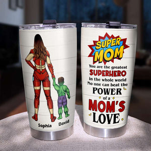 Power Love Mom Dad 05HUDT180423TM Personalized Family Tumbler - Tumbler Cup - GoDuckee