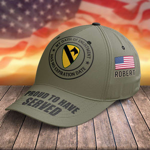 My Oath of Enlistment Has No Expiration Date, Personalized Classic Cap for Veteran, Custom Military Unit - Classic Cap - GoDuckee