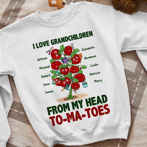 I Love Grandchildren From My Head Tomatoes, Children T-shirt Hoodie Sweatshirt - Shirts - GoDuckee