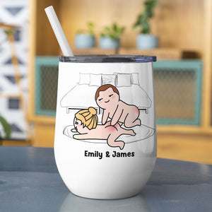 Spank Me Like You Mean It - Personalized Couple Mug - Gift For Couple - Coffee Mug - GoDuckee