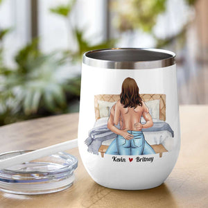 If It's Dirty Kinky Naughty Messy Funny Couple Personalized Tumbler Cup - Wine Tumbler - GoDuckee