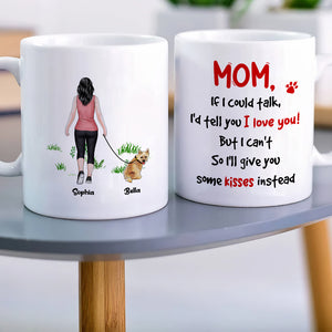 I'd Tell You I Love You, Dad Mom Pet Lover Personalized Coffee Mug White Mug, Gift For Dad Mom - Coffee Mug - GoDuckee