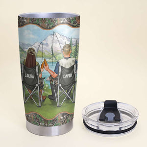 Personalized Fishing Couple Tumbler - You're Still My Greatest Catch - Tumbler Cup - GoDuckee