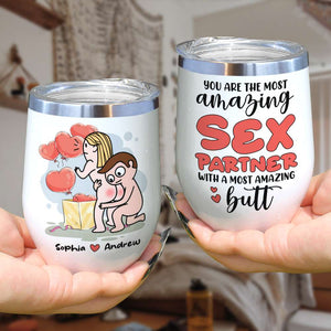 You Are The Most Amazing Partner Personalized Mug, Funny Couple Gift - Coffee Mug - GoDuckee