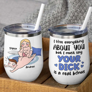 I Love Everything About You Personalized Mug, Funny Gift For Couple - Coffee Mug - GoDuckee