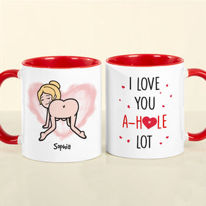 I Love You, Personalized Mug, Gift For Funny Couple - Coffee Mug - GoDuckee