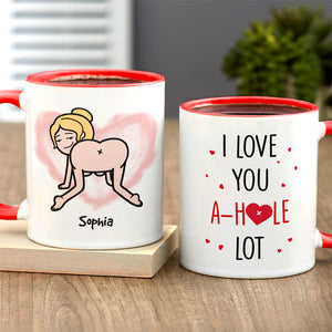 I Love You, Personalized Mug, Gift For Funny Couple - Coffee Mug - GoDuckee
