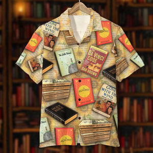 Custom Book Photo Hawaiian Shirt, Gift For Book Lovers - Hawaiian Shirts - GoDuckee