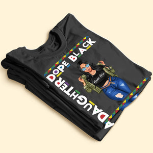 Black Family Dope Black- Personalized Shirts - Gift for Family Members - Front Cool Girl - Shirts - GoDuckee