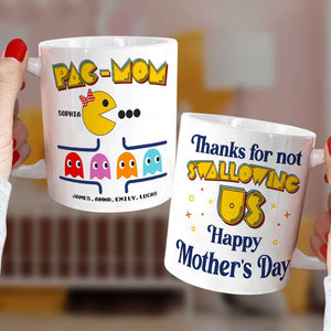 Mom Happy Day 05HTTI170423 Personalized Coffee Mug Accent Mug Wine Tumbler - Coffee Mug - GoDuckee
