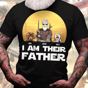 I Am Their Father Personalized Dog Dad Shirt Gift For Dog Lovers - Shirts - GoDuckee