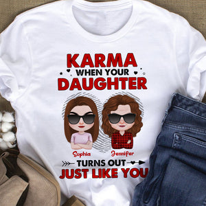 Karma When Your, Mom And Children Personalized Shirt Hoodie Sweatshirt, Gift For Mother's Day, - Shirts - GoDuckee